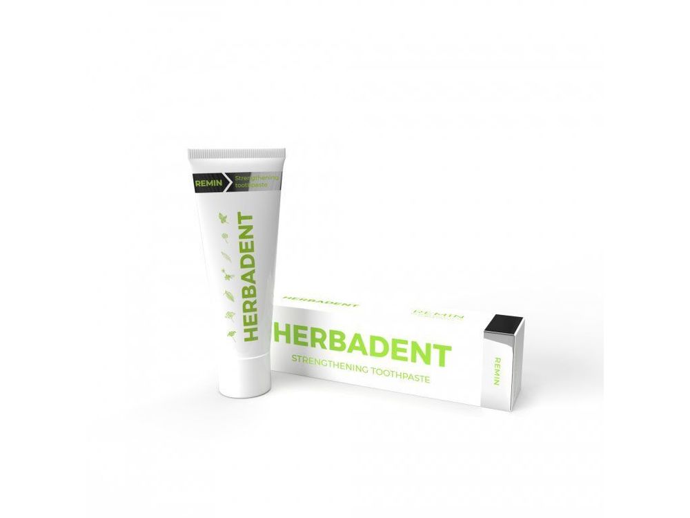 HERBADENT REMIN Remineraliserande örtbaserad tandkräm 75 g