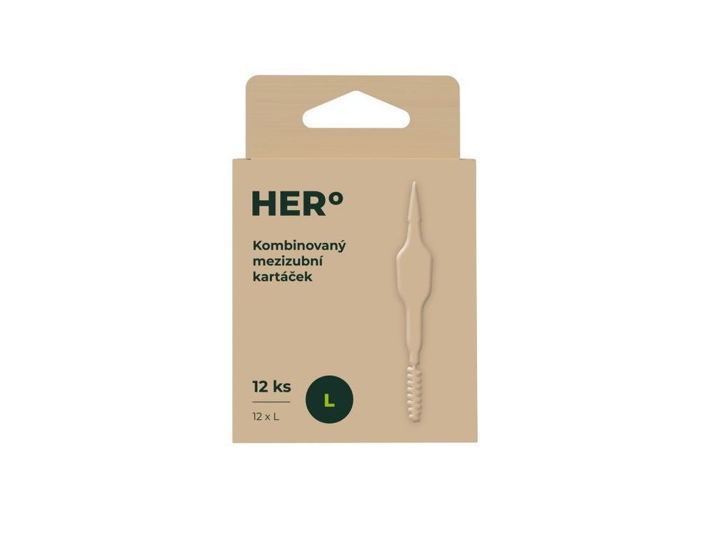 HERBADENT HERo interdentalborstor, storlek L