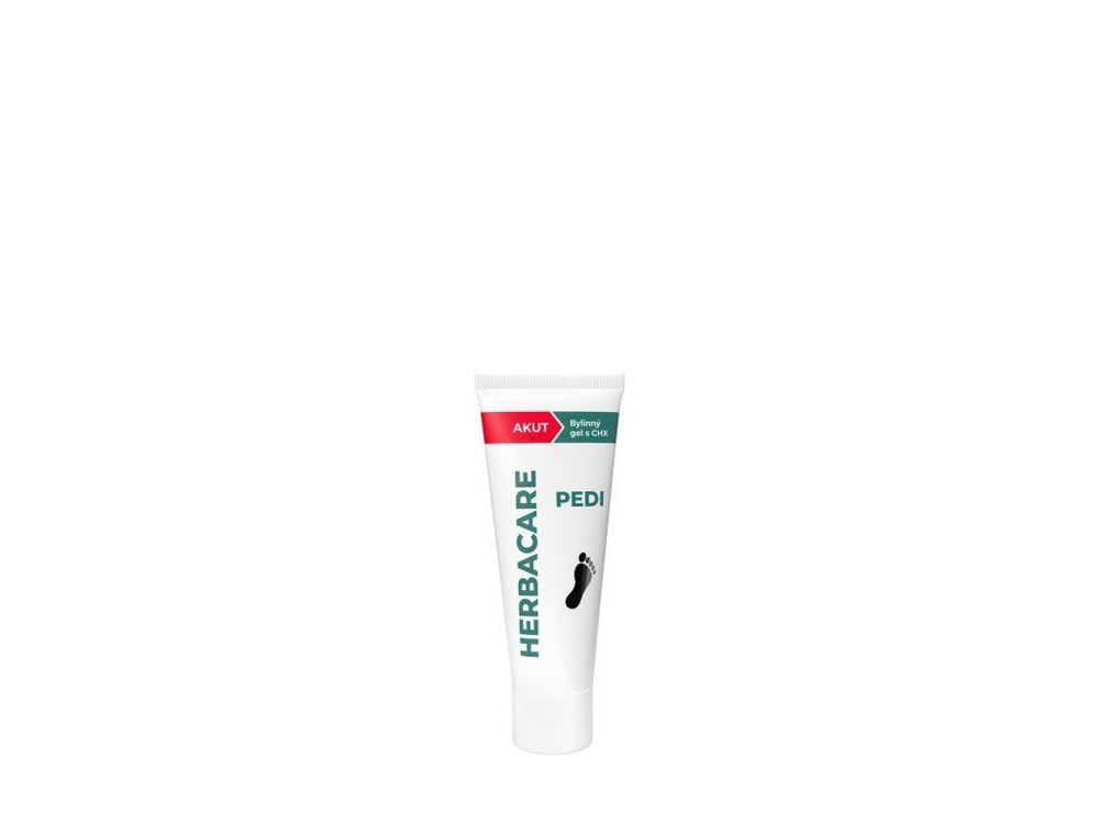 HERBACARE PEDI AKUT GEL Örtgel med klorhexidin (0,3%) för fot- och nagelvård 25 g