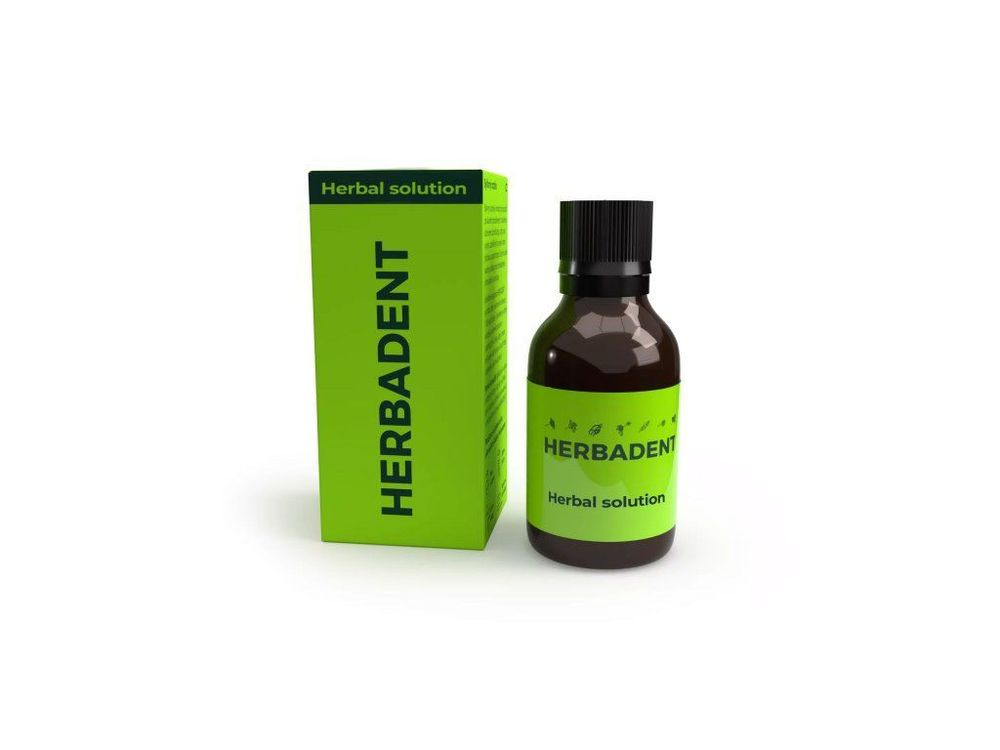HERBADENT ORIGINAL Örtlösning för tandköttet 25 ml