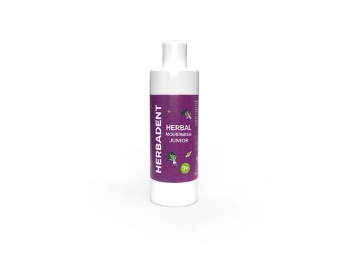 HERBADENT JUNIOR Örtvattensköljning, 7+, 240 ml