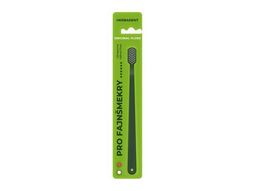 HERBADENT ORIGINAL FLOSS mörkgrön - koniska borst