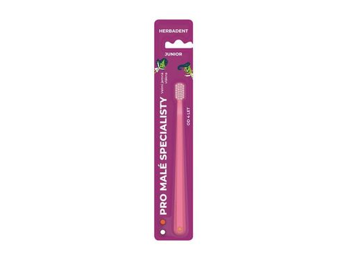 HERBADENT JUNIOR tandborste extra mjuka borst rosa