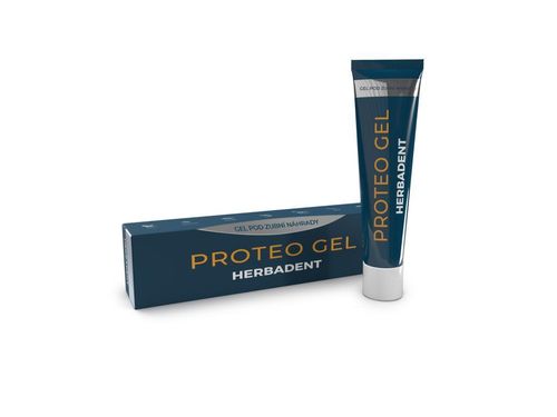 HERBADENT PROTEO GEL för tandkött stressat av proteser, 40 g